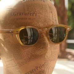 Johnny Depp Green sunglasses G15 polarized sunglass men blonde acetate glasses