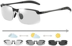 Jowxsx Polarized Photochromic Sunglasses UV400 Day Night Driving Sports Glasses