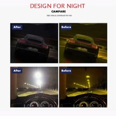 New As Seen On Tv Tac Night Vision Driving Glasses for Men Women HD Sunglasses