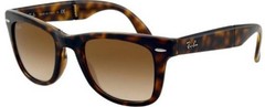 🔥 NEW Ray-Ban Folding Wayfarer Havana Frame Brown Lens RB4105 710-50