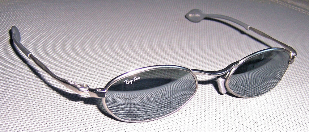 Exceptional Vtg Ray-Ban B&L Sidestreet Mirror Orbs Biker Oval Metal Sunglasses