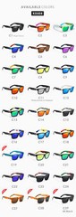 KDEAM Square Polarized Sport Sunglasses Mens Women Fishing Driving Glasses UV400