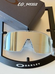 Oakley Sutro OO9406 Clear Frame Prizm Mirror Lens Sunglasses