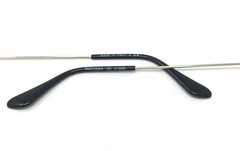Authentic RAYBAN Replacements Silver Metal Black Tip Temple RB3025 Aviator 135mm