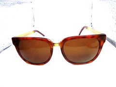 RetroSuperFuture 350/3A Brown/Gold 53-16-145 Sunglasses Handmade in Italy