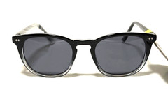 NEW Foster Grant Men’s Sunglasses POLARIZED Clear Gray Black Plastic Casual