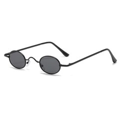 Vintage Small Round Sunglasses Retro Slender Metal Frame Candy Colors Glasses