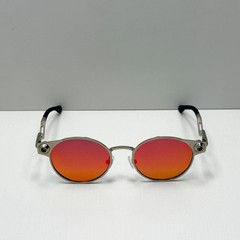 Oakley Deadbolt OO6046 Satin Chrome Fire Iridium Titanium Sunglasses
