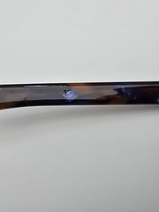 Bolle 1471 Blue Tortoise Gold Frame Grey TNS Lens Horn Rim Sunglasses France