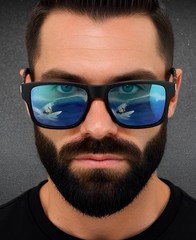 New Polarized Men Anti Glare Fishing Cycling Driving Sport Sunglasses Square