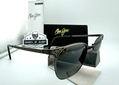 MAUI JIM STILLWATER MJ 706-17C PEWTER NEUTRAL GREY POLARIZED FOLDING SUNGLASSES