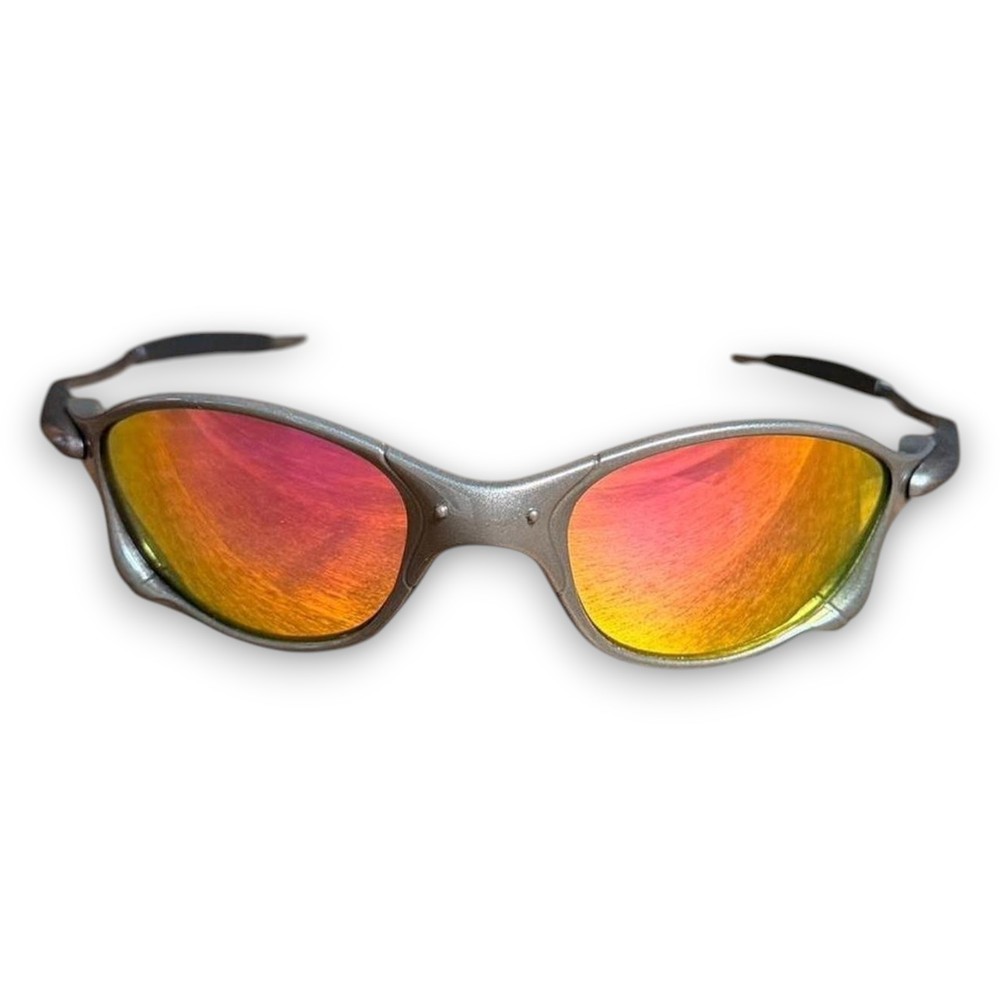 Oakley Penny & Juliet X-Metal Sunglasses Gray Frame Ruby Lens Vintage Rare