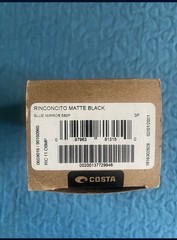 Costa Del Mar Rinconcito Black Frame & Blue Mirror Polarized Sunglasses 580P