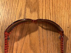 EMPORIO ARMANI 9177S Dark Red Sunglasses Gray Lenses 115mm EUC