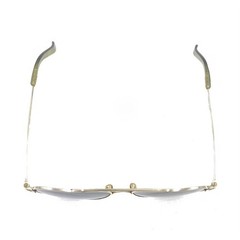Gold Metal Aviator Sunglasses Gray Lens 140 USA Designer Fashion Pilot Men Women