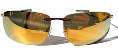 NEW REVO DESCEND Z Shiny Gold POLARIZED Champagne Lens Sunglass 1170 04 CH