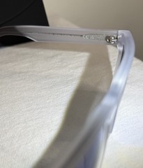 Maui Jim Sunglasses VALLEY ISLE MJ862-05 Translucent Grey/Blue Hawaii Italy Made