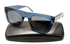 MO BANUL 0016A C M SUN T Blue Plastic Square Sunglasses Made in SPAIN