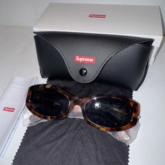 Supreme Tortoise Club Sunglasses 100% Authentic Made In Italy with Case & Box