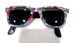 Ray Ban RB2140 1135 Special Series 10 Colorful Plaid Wayfarer Sunglasses 50-22
