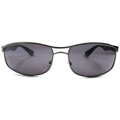 Gunmetal Stylish Designer Modern Upscale Elegant Sexy Rectangle Mens Sunglasses