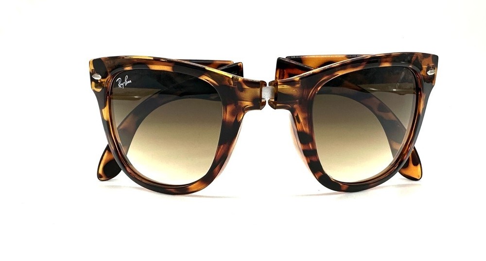 RB4105 710/51 RAY BAN FOLDING WAYFARER Polished Tortoise Brown/Gradient 50-22