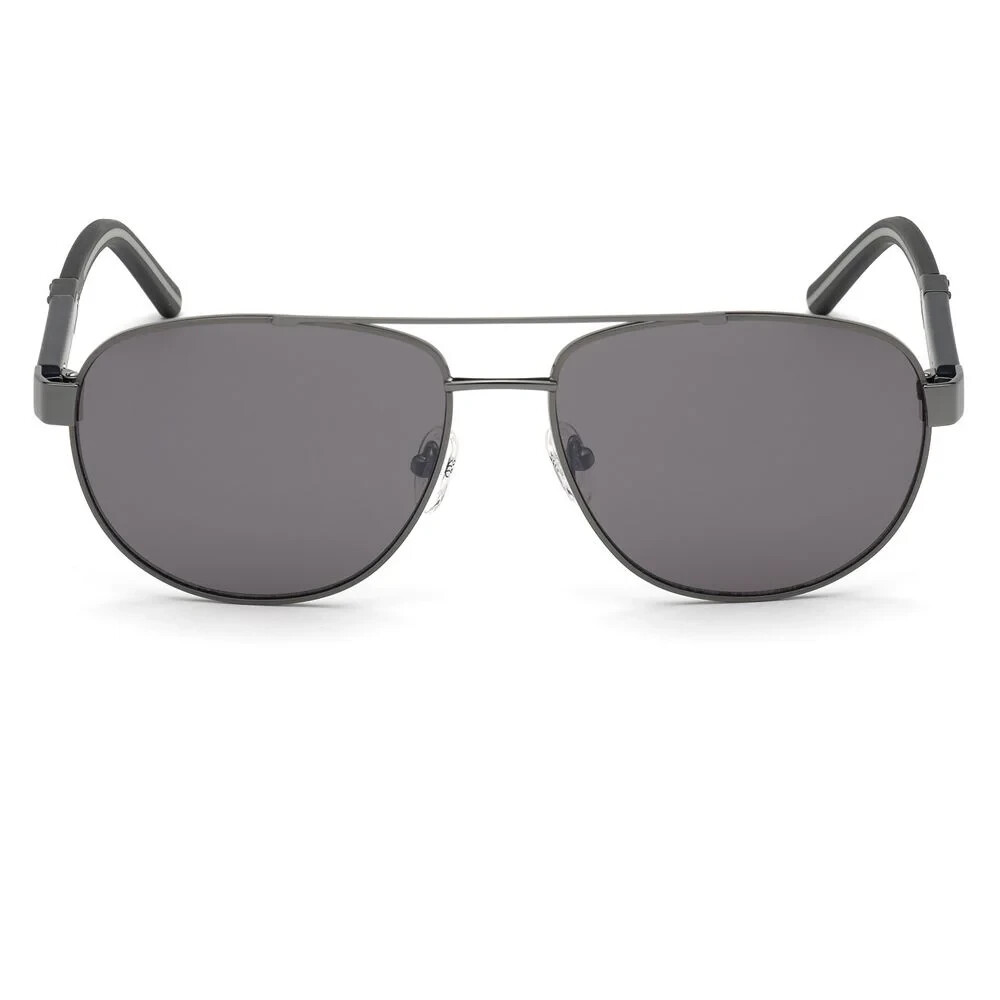 Harley Davidson HD1003X 09C Silver Metal Aviator Sunglasses Frame 60-16-150