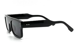Square Cholo Sunglasses Super Dark OG LOC Gangster Style Black Rectangular Gafas