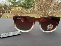 Ray-Ban RB4165 Sunglasses Gradient Frame Polarized Brown Lens