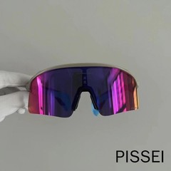Oakley Stunt Wing Sports Glasses 9519 Purple Red Polarized Lenses Outdoor IN BOX