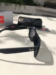 Ray-Ban RB4165 622/T3 Rubber Black/Mesmer Silver Mirrored Polarized Sunglasses