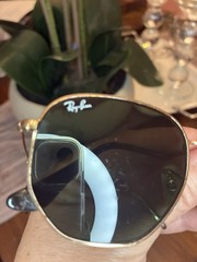 Vintage Ray-Ban RB3548N Hexagonal Flat Lenses 54□20 Arista Gold G-15 READ