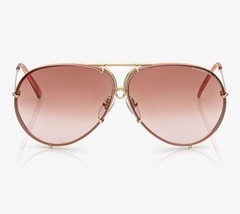 Porsche Design P8478 Iconic Ladies Sunglasses F Gold,Rose/Terra Cotta Gradient