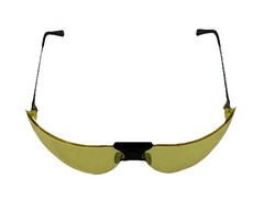 🇺🇲 Gargoyle Sunglasses 85MM Shooting Glasses Yellow Lens with Black Frames