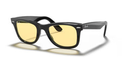 RAY BAN RB2140F 901 R6 Black Yellow Unisex 52 mm