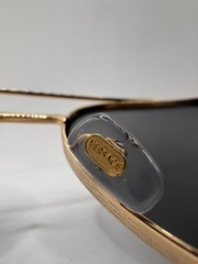 Authentic Versace Avanti Pilot Sunglasses 2217 Gold Frame | Dark Gray Lens