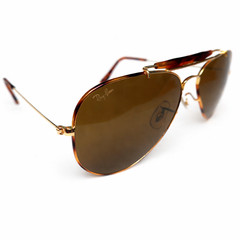 Ray-Ban B&L Outdoorsman Tortoise Turtle USA Vintage 58/14 Mint