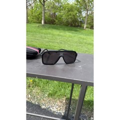 Carrera Black Navigator Sunglasses with Branded Soft Case Flat Top Sporty Style