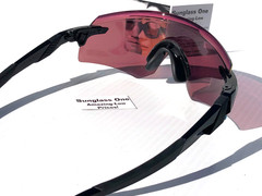 NEW Oakley ENCODER Shiny Black PRIZM Field Red Lens Sunglass 9471-02