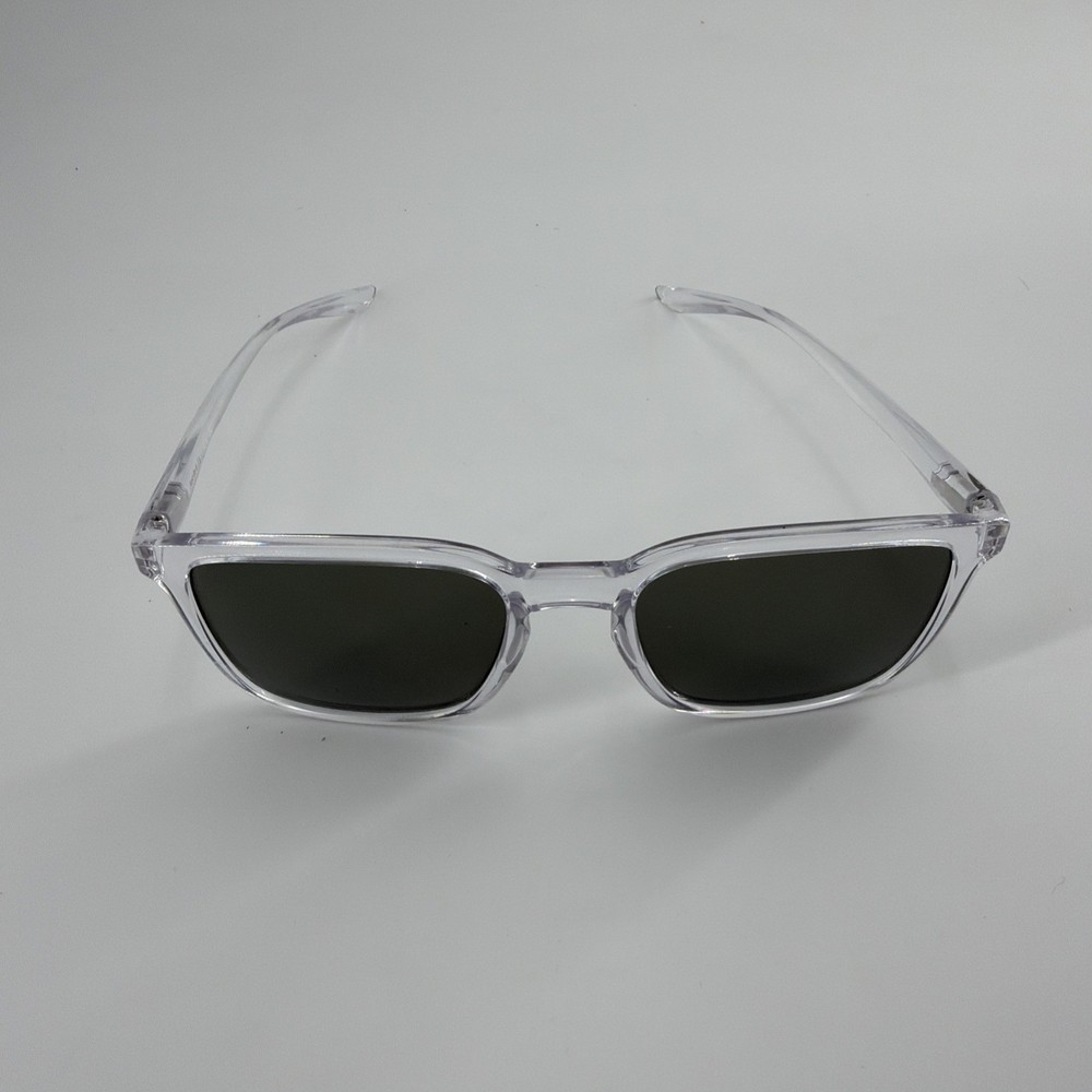 NIKE CIRCUIT FJ1972 976 Sunglasses Clear Frame Green Lenses