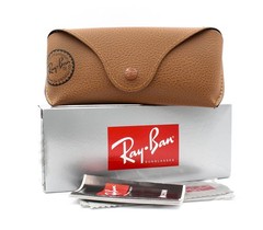 Ray-Ban Wayfarer Ease Unisex Sunglasses RB4340 710 Brown Havana Glass 50mm wcase