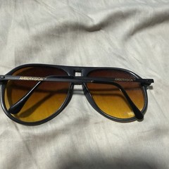 Vintage 80’s Night Vision by Amber Vision Aviator Sunglasses Orange Lens w/ Case