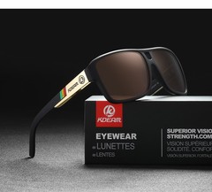 KDEAM 2-Pack Polarized Square Sports Sunglasses Men Women Driving Outdoor Use
