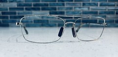 Maui Jim “BLACK ROCK” 218-17 Gloss Silver WRAP STAINLESS STEEL Sunglass Frames