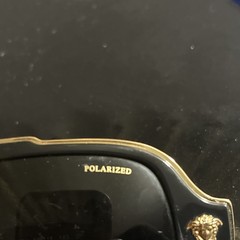 Versace MOD. 2199 1002/81 Polarized Square Sunglasses Black/Gold 56-18 145