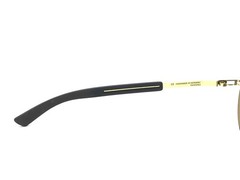 MYKITA MYLON HYBRID QUINCE COL 244 Gold Round Sunglasses Brown 45-26 140 NEW