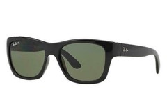 Ray Ban Sunglasses RB4194 601/9A 53MM Nylon Black Frame Polarized Green Classic