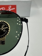 Ray-Ban Sunglasses RB3447 Round Metal Black Frame Green Classic Lens 50mm Unisex