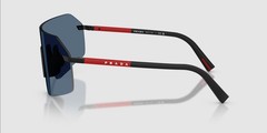 PRADA LINEA ROSSA PS B50S 1BO06A Black Dark Blue 36 mm Men’s Sunglasses