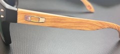 🔥Holbrook Style Matte Black With Wood Grain And Chrome, Orange Polarized Lenses